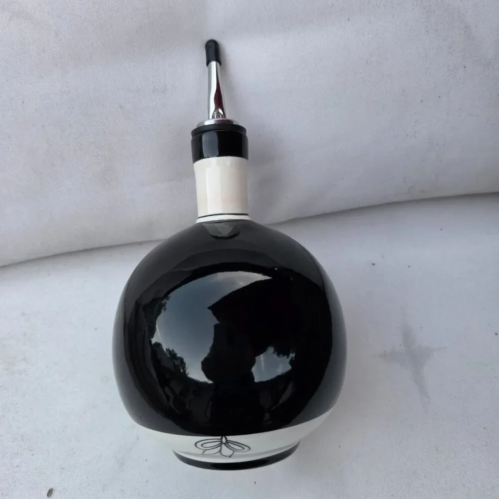Vintage Butler / Waiter Ceramic Oil Bottle cruet by BOSTON WAREHOUSE